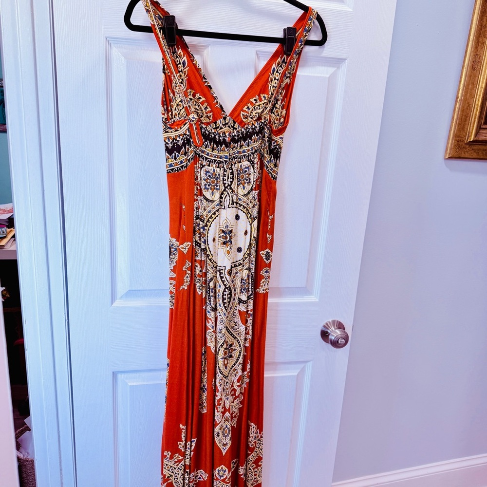 EUC Angie Multicolor Paisley Dress - Picture 2 of 9